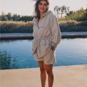 NWOT J Crew Spring 22’ Washed Field Jacket in Stripe women’s Size XS